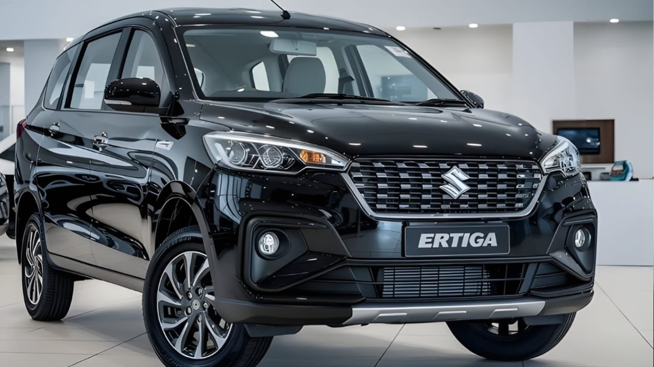 Maruti Ertiga 2025, Ertiga 2025 new model, 7 seater car under 10 lakh, Hybrid car mileage India, Maruti Ertiga new look, Best family car 2025, 35 kmpl mileage car, Budget MPV India, Maruti Suzuki Ertiga hybrid